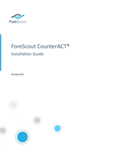 CounterACT Installation Guide 8.0-2