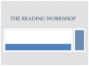 The Ultimate Reading WorkshopFinal