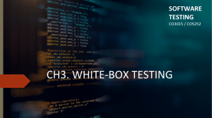 3 White-box testing