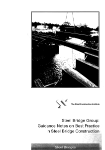 Guidance notes on best practice in steel bridge construction