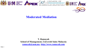 Moderated Mediation