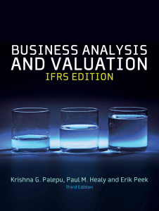 Business analysis and valuation