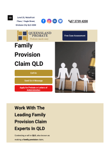 Family Provision Claim QLD