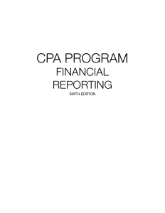 CPA Financial Reporting Textbook