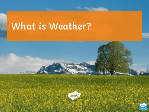 What is Weather Presentation