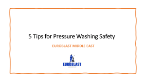 5 Tips for Pressure Washing Safety