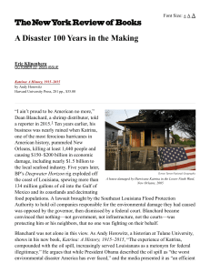 A Disaster 100 Years in the Making   by Eric Klinenberg 
