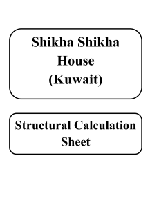 Shikha Shikha House Kuwait Structural Ca