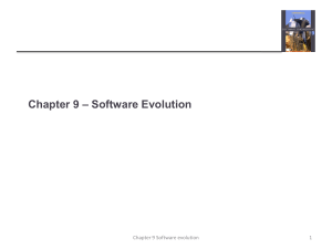 3.Software Evolution
