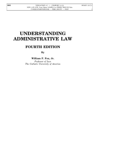 understanding administrative law