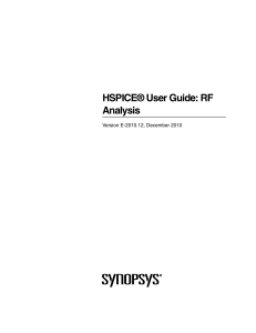 hspice guide