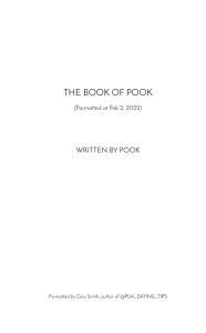 The Book of Pook (Version 1.01)