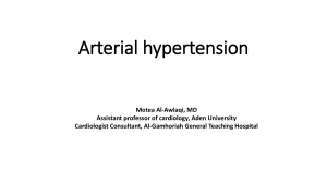 Arterial hypertension