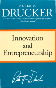Innovation and Entreprenurship