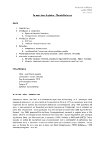 Análisis Musical: Le vent dans la plaine - Debussy