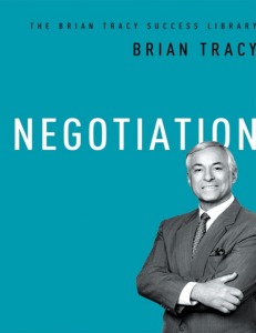 Negotiation-by-Brian-Tracy-pdf-free-download