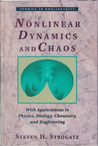 Strogatz, S. H. - Nonlinear Dynamics And Chaos