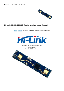 hlk-ld2410b-radar-module-manual