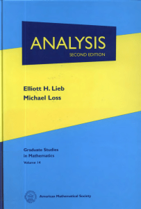 Analysis (Elliott H. Lieb, Michael Loss) (Z-Library)