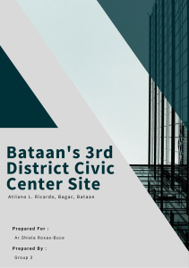 Bataan's 3rd Distirict Civic Center Site Proposal (2)