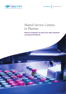 Shared Service Centres in Pharma