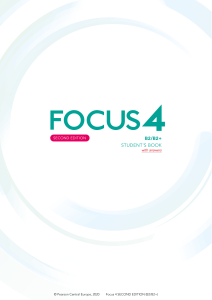 Focus 4 2E Student Book