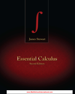 Essential Calculus Textbook, 2nd Edition