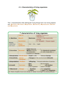 01. Classification of living things - Biology Notes IGCSE 2014 final
