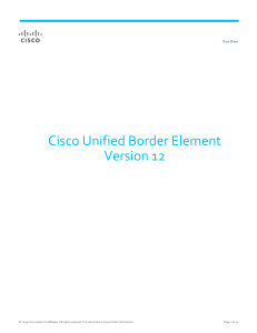 Cisco CUBE-Data Sheet
