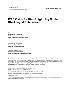 IEEE 998-1996 (Direct Lightning Stroke)