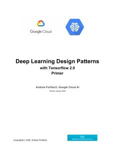 Deep Learning Design Patterns Primer