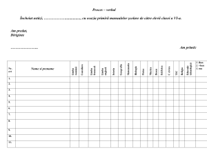 0 proces verbal pred prim manuale