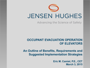 Occupant Evacuation Operation of Elevators