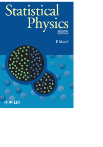 Statistical Physics Textbook, 2nd Edition