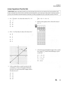 Linear+Equations+Practice+Set+-Kaplan