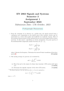 Signals 2063 2023 Assignmeent
