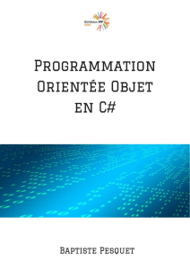 Programmation-orientee-objet-en-C# - Bordeaux ENSC