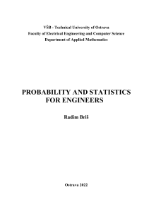 Probability And Statistics For Engineers