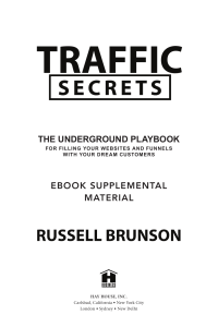 Traffic Seccrets by Russel Brunson