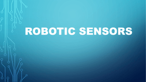 Choosing robotic sensors