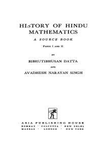 HinduMathematics