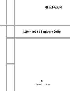 i.LON 100e3 Hardware Guide