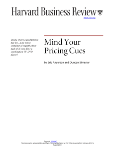 Pricing Cues: How Retailers Influence Consumer Behavior