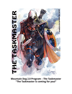 John Meadows - Program 25 - The Taskmaster