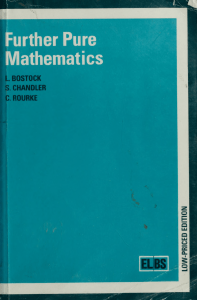pdfcoffee.com further-pure-mathematics-by-l-bostock-f-s-chandler-c-p-rourke-z-liborgpdf-pdf-free