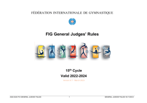 General Judges' Rules 2022-2024
