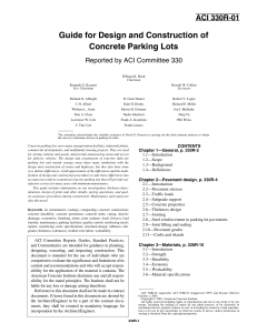 ACI-330 Design Guide for Concrete Parking Lots[1]