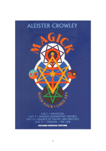 Aleister Crowley - Magick, Book Four,  Liber Aba