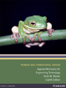 Keith Walker - Applied Mechanics for Engineering Technology  Pearson New International Edition-Pearson 2013