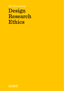 IDEO The Little Book of Design Research Ethics